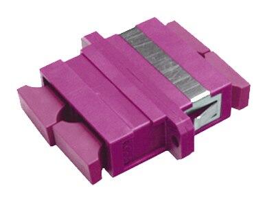 ADA-SCDPXEV Fiberworks AS  Adapter MM SC-DPX OM4 Magenta With flange, metall clip, Zr. sleeve